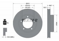 Brake Disc PRO 92108103 Textar