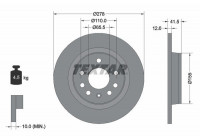 Brake Disc PRO 92118503 Textar