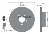 Brake Disc PRO+ 92119705 Textar