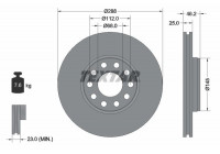 Brake Disc PRO+ 92121005 Textar