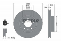 Brake Disc PRO+ 92121505 Textar