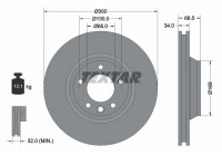 Brake Disc PRO+ 92121805 Textar