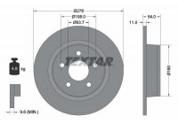 Brake Disc PRO 92124903 Textar