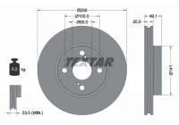 Brake Disc PRO 92125903 Textar