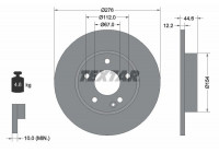 Brake Disc PRO 92131803 Textar