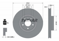 Brake Disc PRO+ 92132305 Textar