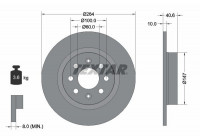 Brake Disc PRO 92145903 Textar