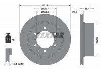 Brake Disc PRO 92146703 Textar