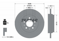 Brake Disc PRO 92149203 Textar