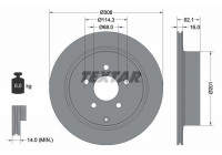 Brake Disc PRO 92149303 Textar