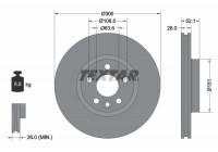 Brake Disc PRO+ 92159205 Textar