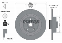 Brake Disc PRO 92159803 Textar