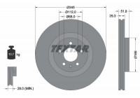 Brake Disc PRO+ 92160205 Textar