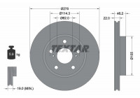 Brake Disc PRO 92163803 Textar