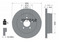 Brake Disc PRO 92165503 Textar