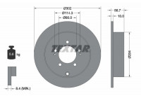 Brake Disc PRO 92167003 Textar