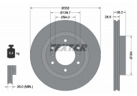 Brake Disc PRO 92167203 Textar