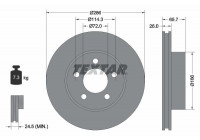 Brake Disc PRO 92169003 Textar