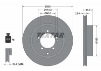 Brake Disc PRO 92170603 Textar