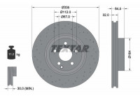 Brake Disc PRO+ 92171905 Textar