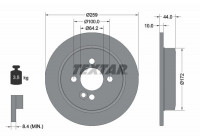 Brake Disc PRO 92175003 Textar