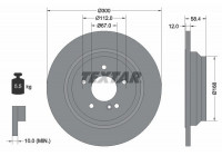 Brake Disc PRO 92176503 Textar