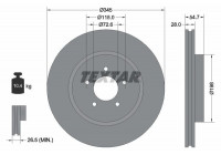 Brake Disc PRO+ 92177105 Textar