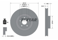 Brake Disc PRO 92179703 Textar