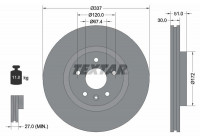Brake Disc PRO 92187103 Textar