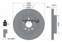 Brake Disc PRO 92196403 Textar