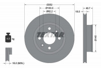 Brake Disc PRO 92196503 Textar