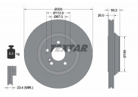 Brake Disc PRO 92197903 Textar