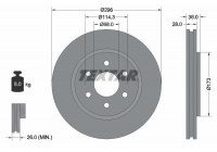 Brake Disc PRO 92199603 Textar
