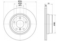 Brake Disc PRO 92201903 Textar