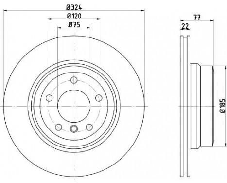 Brake Disc PRO 92201903 Textar