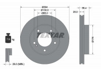 Brake Disc PRO 92203203 Textar