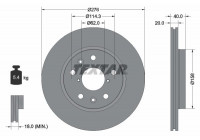 Brake Disc PRO 92204703 Textar