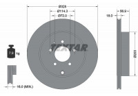 Brake Disc PRO 92223603 Textar