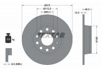 Brake Disc PRO 92224903 Textar