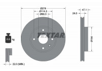 Brake Disc PRO 92227303 Textar