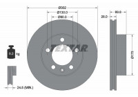 Brake Disc PRO 92228603 Textar