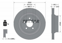 Brake Disc PRO+ 92233705 Textar