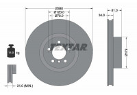 Brake Disc PRO+ 92233905 Textar