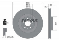 Brake Disc PRO 92237603 Textar