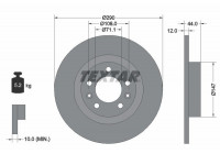 Brake Disc PRO 92238003 Textar