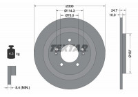 Brake Disc PRO 92239203 Textar