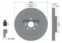 Brake Disc PRO+ 92254405 Textar