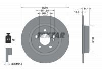 Brake Disc PRO 92254903 Textar