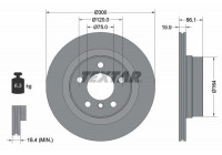 Brake Disc PRO 92257203 Textar