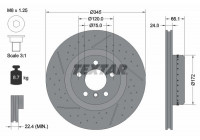 Brake Disc PRO+ 92265225 Textar